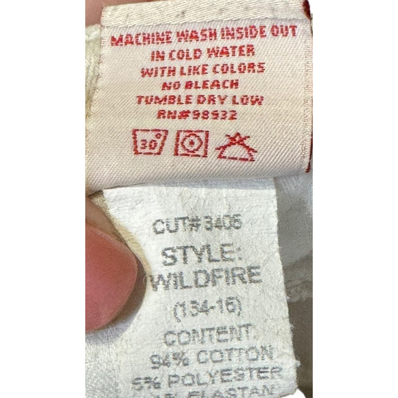 Redengine Women's Jeans Wildfire Mid-Rise Cigarette Skinny‎ Leg White Size 28 - Picture 10 of 11